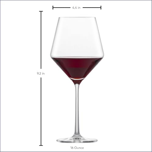 ZWIESEL GLAS Pure Beaujolais Red Wine Glasses (6 Count)