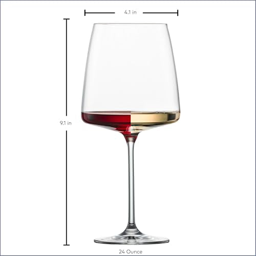 Sensa Burgundy Red Wine Glass (6 Count)