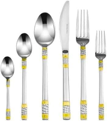 75 Pc Luxury Flatware Set for 12 w