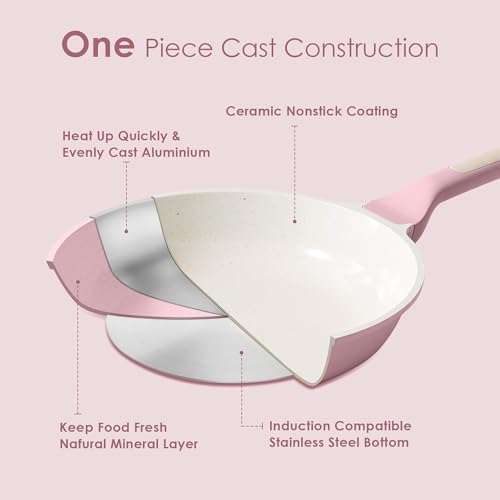 Nonstick Ceramic Cookware Set Large 13