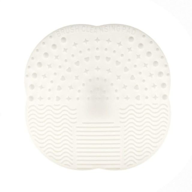 Sian Richards London Silicone Makeup Brush Cleaning Friction Pad, Textured Brush Cleaner Mat for Deep Cleaning Makeup Brushes, Soft Reusable Handheld Pad