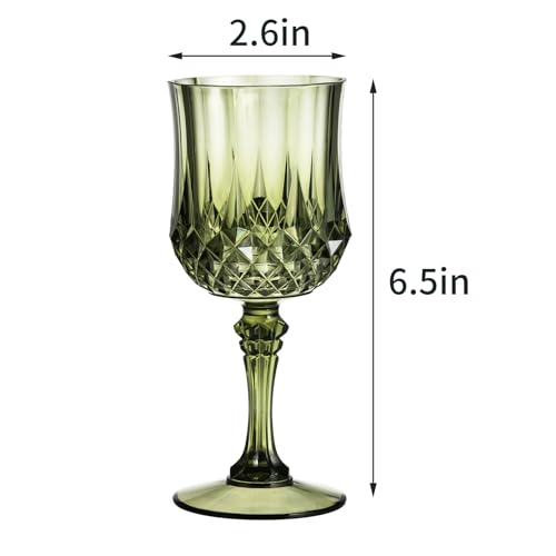 7OZ Plastic Wine Glasses (24 Count)