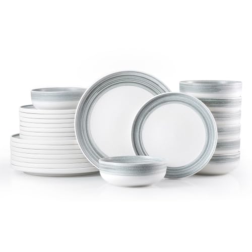 Stoneware Dinnerware Set (Blue / Service for 8-24Pcs)