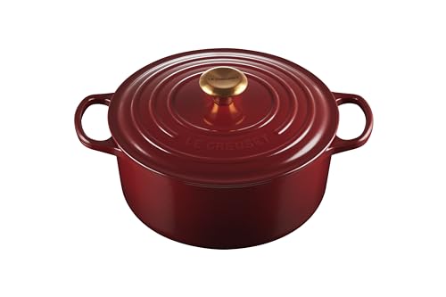 Enameled Cast Iron Round Dutch Oven