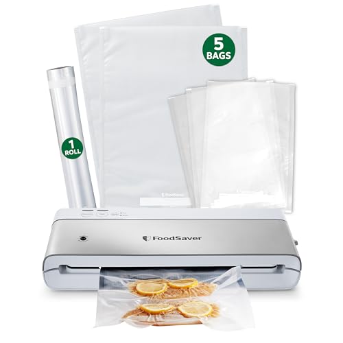 Compact Vacuum Sealer Machine with Airtight Bags and Roll