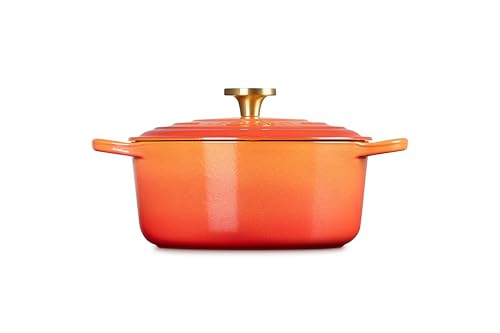 Enameled Cast Iron Round Dutch Oven