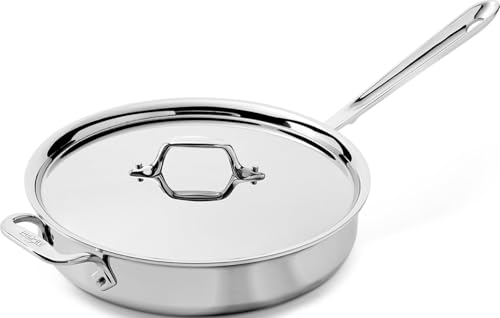 D3 Stainless Steel 3 Qt Sauté Pan with Lid