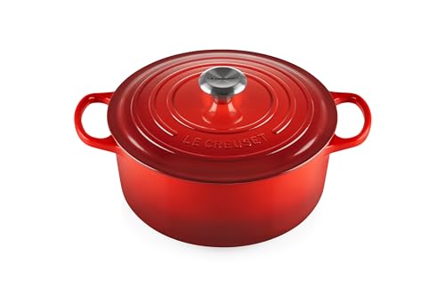 Enameled Cast Iron Round Dutch Oven