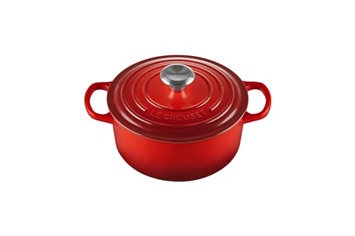 Enameled Cast Iron Round Dutch Oven
