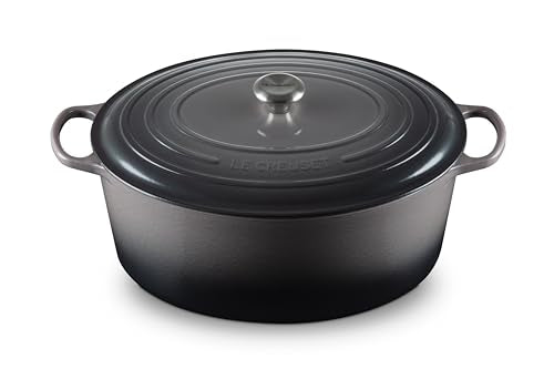 Enameled Cast Iron Oval Dutch Oven