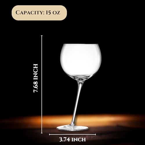 Drunk and Tipsy Funny Leaning Wine Glasses