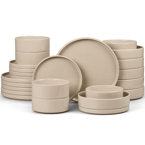 Dinnerware Sets with Pasta Bowls (24 Count)