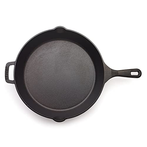 Pre Seasoned Cast Iron Skillet (12-Inch (1-Pack) / Black)