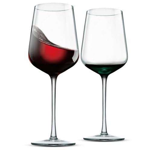 Stemmed Wine Glasses Set of 2