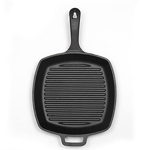 10.5 Inch Cast Iron Square Grill Pan (10.5" Square Grill Pan)