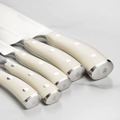 Wusthof Classic Ikon Creme 7 Piece Slim Knife Block Set