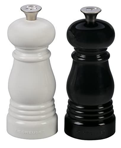 Petite Salt and Pepper Mill Set (Small / Black/White)