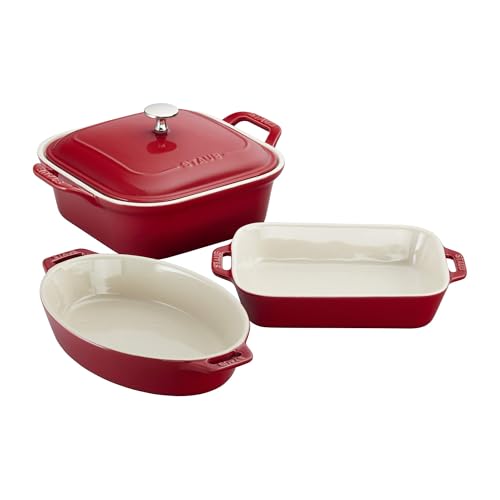 Ceramic 4 pc Baking Pans Set (4 Count)