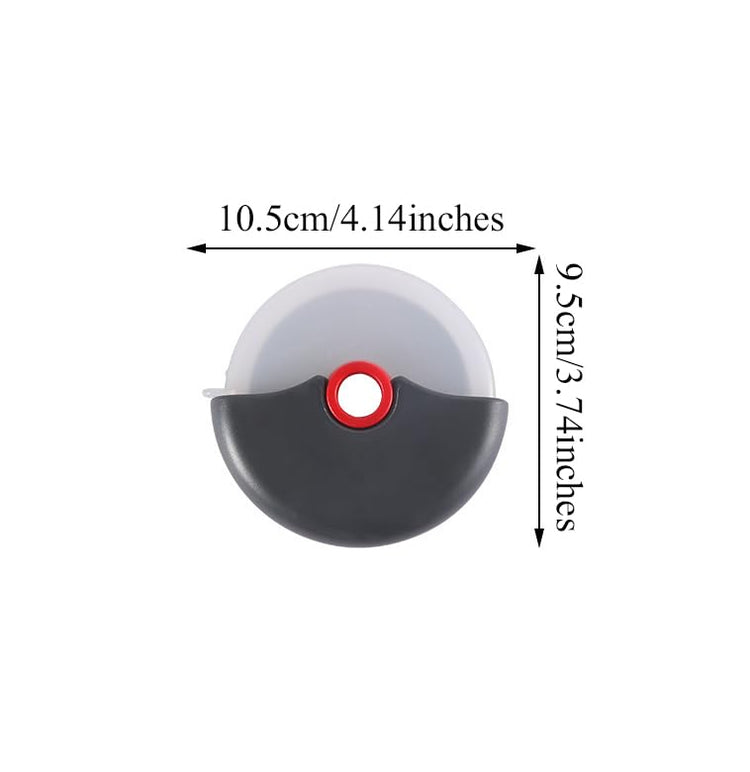 Pizza Cutter Wheel with Protective Blade Cover (4 Count)