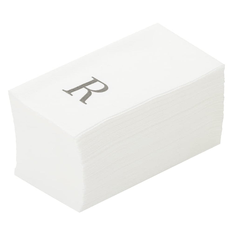 Silver R White Linen Feel Guest Towel Napkin (2000 Count)