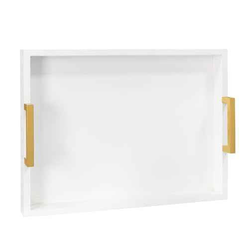Wood Serving Tray with Handles