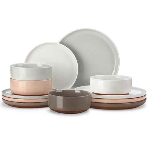 Plates and Bowls Sets (12 Count)
