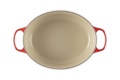 Enameled Cast Iron Oval Dutch Oven
