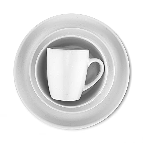 Albie Stoneware 16 Piece Modern Dinnerware Set (16 Count)