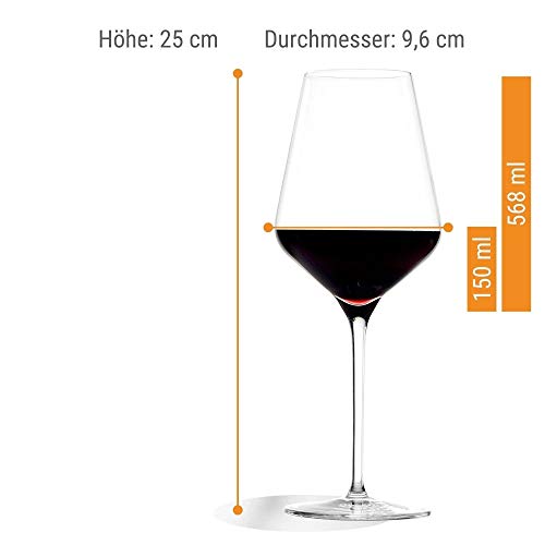 Red Wine Glasses Quatrophil Set of 6 (6 Count)