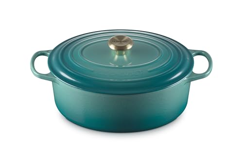Enameled Cast Iron Oval Dutch Oven