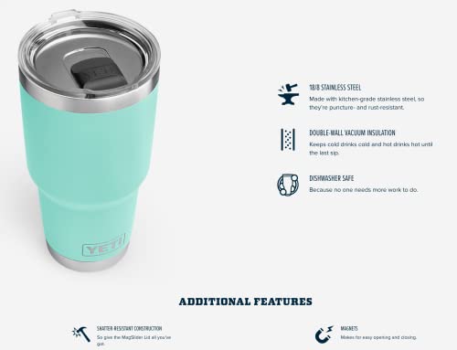 Rambler 30 oz Tumbler Retired Colors (Offshore Blue)