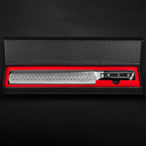 SENKEN 12" Damascus Steel Brisket Knife