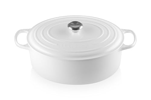 Enameled Cast Iron Oval Dutch Oven