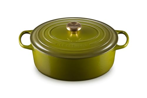Enameled Cast Iron Oval Dutch Oven