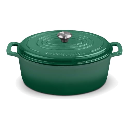 Signature Enameled Cast Iron Oval Dutch Oven