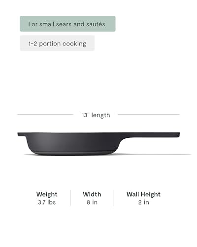 8" Cast Iron Skillet Pan