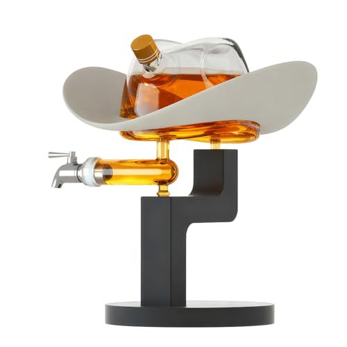 Western Cowboy Hat Decanter