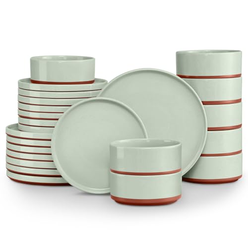 Stoneware Dinnerware Sets Service for 8