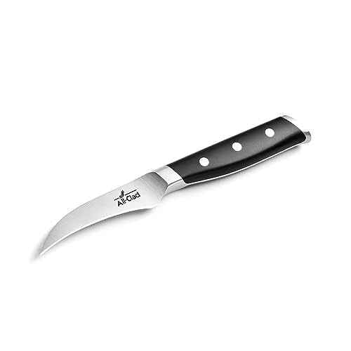 Forged German Stainless Steel Curved Paring Knife 3.5 Inch