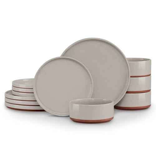 Stoneware Dinnerware Set Service for 4