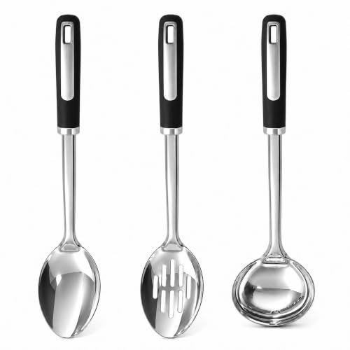 Cooking Spoons Set (Stainless Steel Ladle(3 Piece))