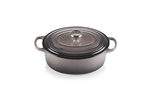 Enameled Cast Iron Oval Dutch Oven