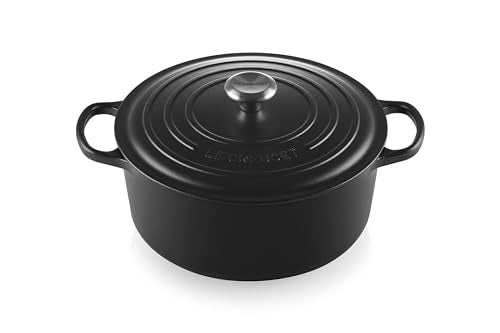 Enameled Cast Iron Round Dutch Oven