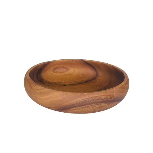 Woodard & Charles Acacia Wood Multipurpose Serving Bowl (8" x 1.5" Set of 1)