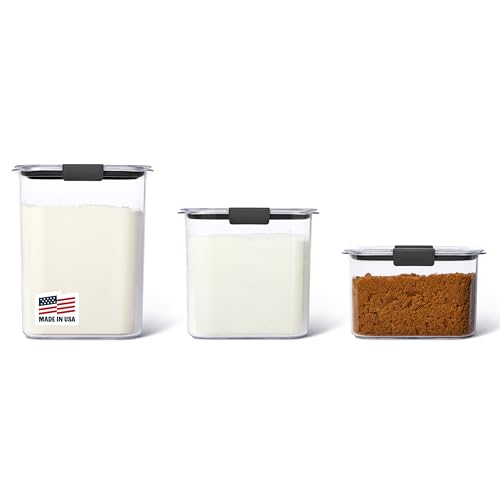 Brilliance Plastic Food Storage Pantry Baking Set (Assorted Sizes (6-Piece))
