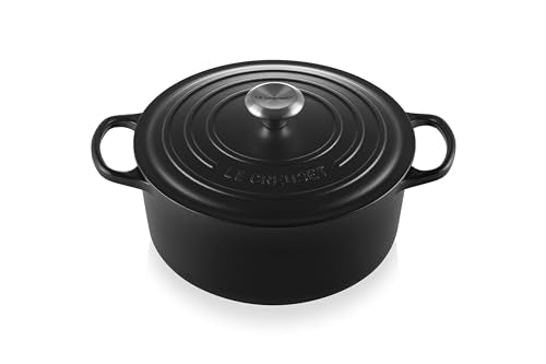 Enameled Cast Iron Round Dutch Oven