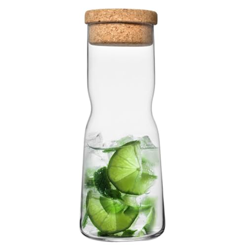 Water Carafe with Cork Stopper