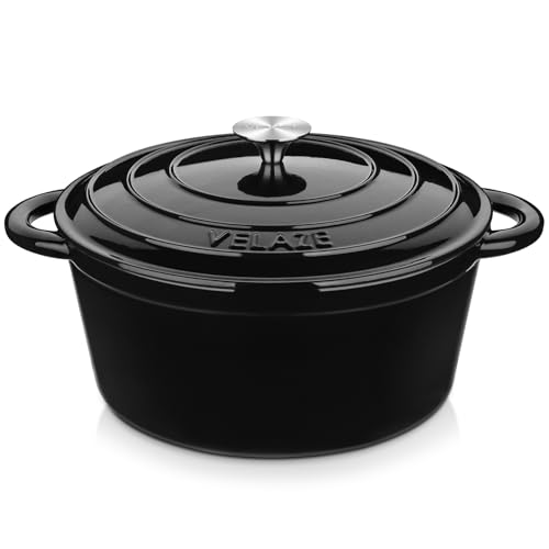 7.5 QT Enameled Cast Iron Dutch Oven Pot with Lid