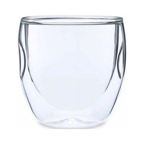 Moderna Artisan Series Double Wall 8 oz Beverage Glasses (8 Ounces)