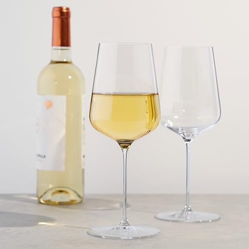 Definition Crystal Universal Wine Glasses for Red and White Wines (2 Count)
